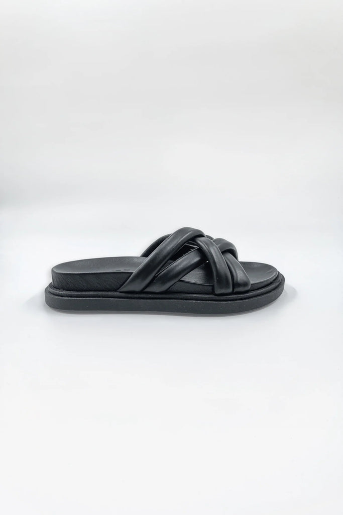 Venus Sandals displayed against a neutral background, showcasing the extra comfortable moulded footbed and their stylish design.