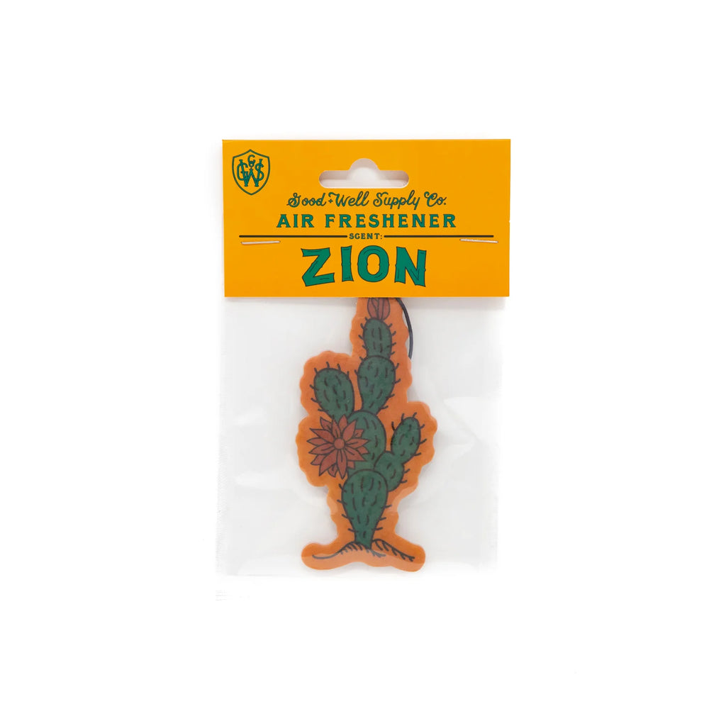 Zion Air Freshener in eco-friendly packaging, diffusing a striking, earthy scent inspired by the desert landscapes of the national park.