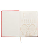 Image showcasing the 'Good Things Cloth Covered Journal', with an attractive fabric cover design.
