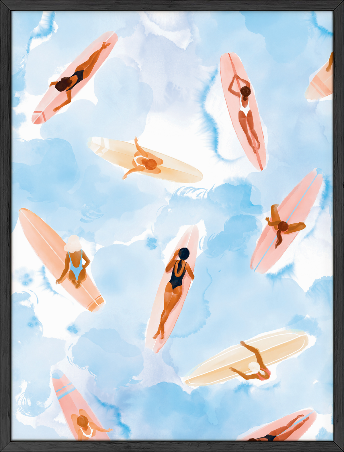 Surfers Print