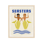 Artistic portrayal of sisters sharing moments by the sea, representing the deep bond of family and the tranquility of ocean waves.