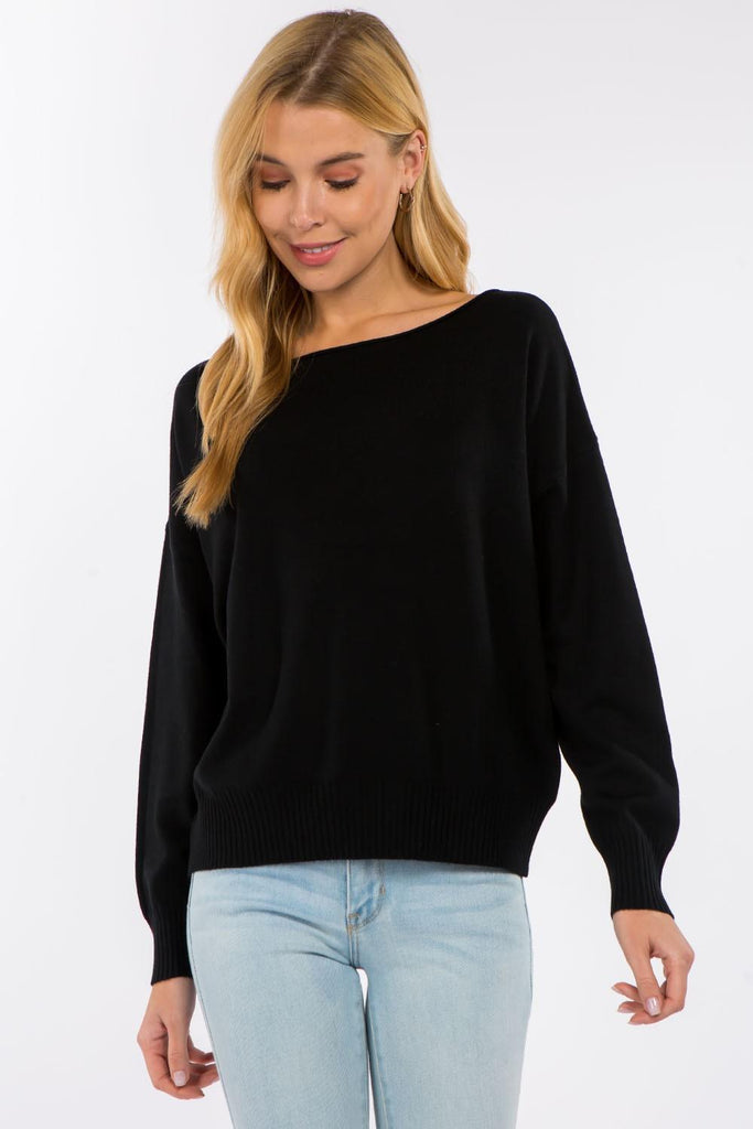 Pullover Sweater showcasing its classic style and comfortable fabric, perfect for a cozy and fashionable look.