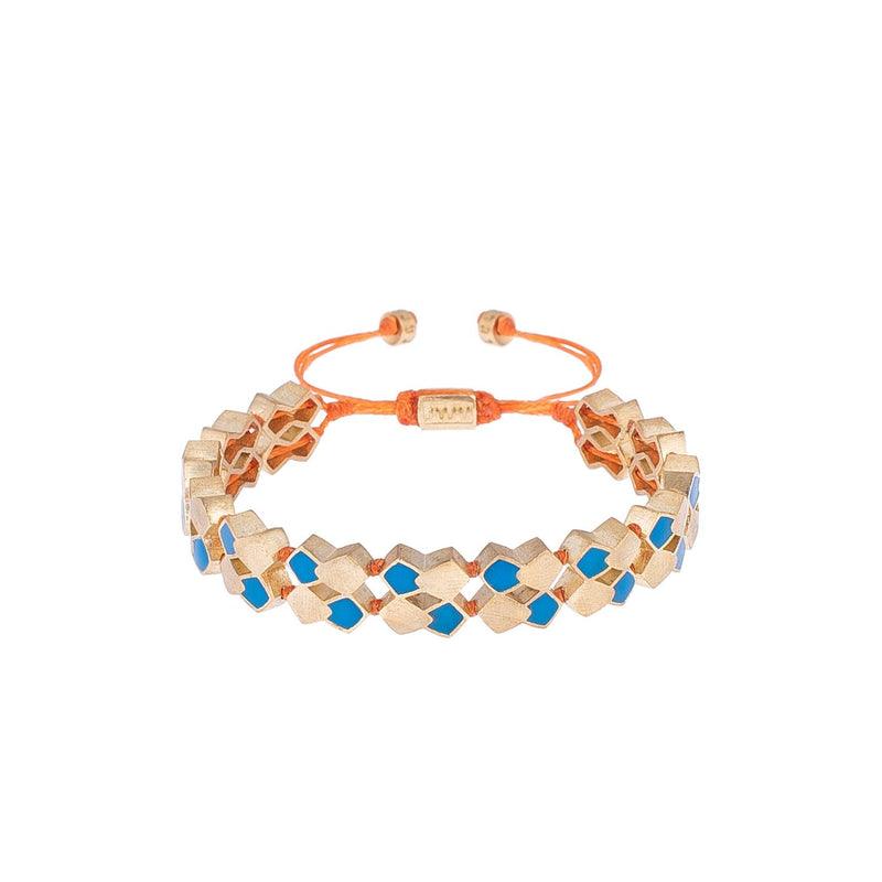 Beehive Bracelet: Embrace nature's elegance with this intricately designed bracelet featuring honeycomb motifs, symbolizing community and industrious charm.