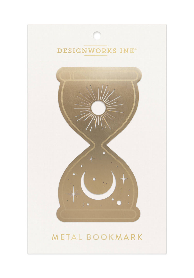Metal Bookmark - Hourglass - Elegant bookmark featuring an intricate Hourglass design for a timeless reading experience.