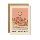 Thank You So Much' card (Canyon) featuring a striking canyon landscape and warm inside message