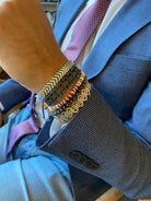 Roof Bracelet: A modern masterpiece inspired by architectural elegance.