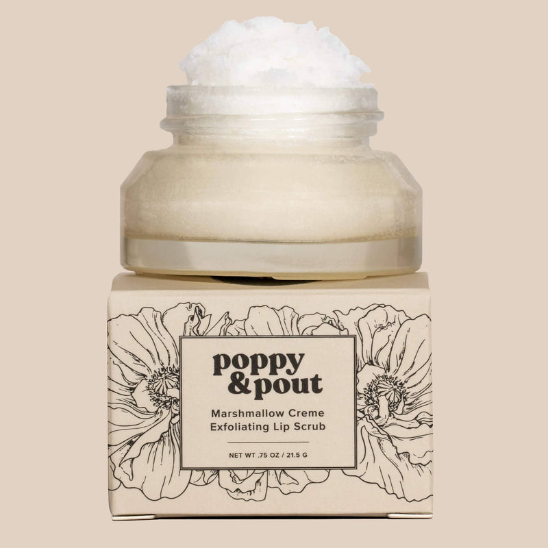 Poppy & Pout - Lip Scrub - Marshmallow Creme