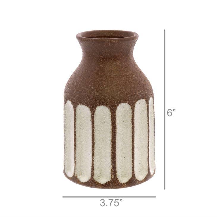 Image of the elegantly designed Caldwell Ceramic Vase, perfect for showcasing flowers or as a standalone home décor piece.