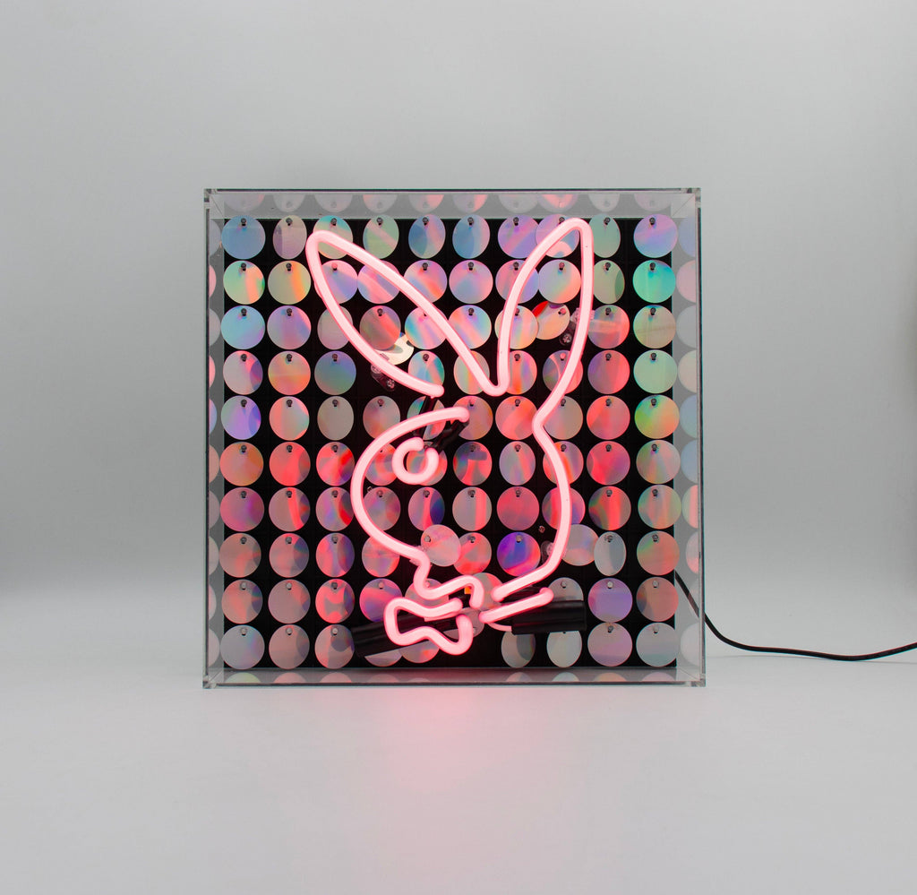 Neon Playboy Light - A vibrant symbol of iconic style and retro charm.