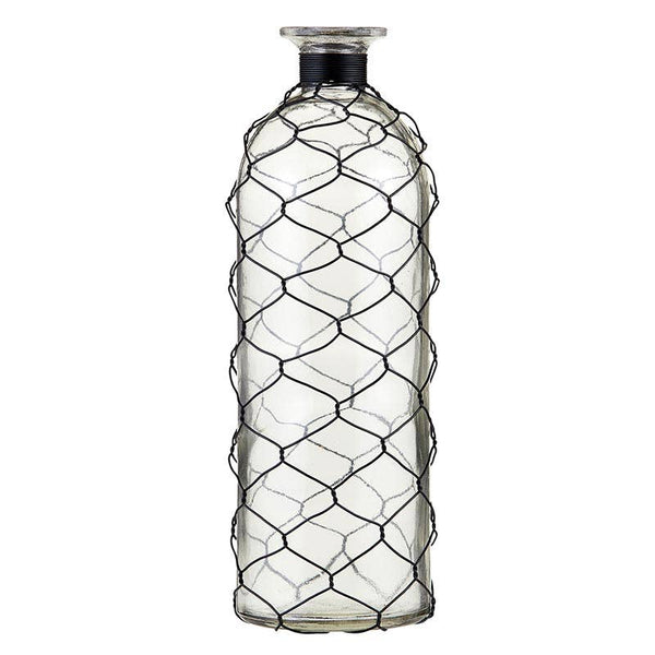 Glass Vase with Wire - Large