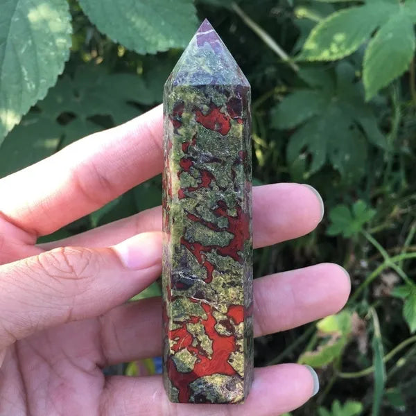 Dragon Blood Jasper Tower
