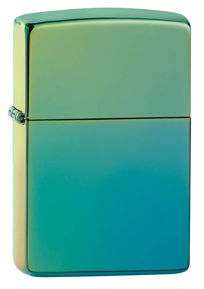Zippo - High Polish Teal - Iconic lighter with sleek teal finish in high polish, a refined and stylish accessory.