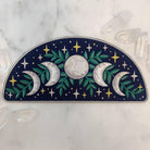 XLarge patch depicting detailed embroidery of the moon's various phases.