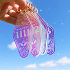 Angel Number Motel Keychain, combining symbolic angel numbers with a nostalgic motel key design.