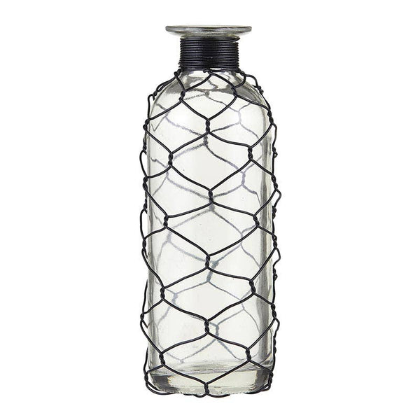 Glass Vase with Wire - Small