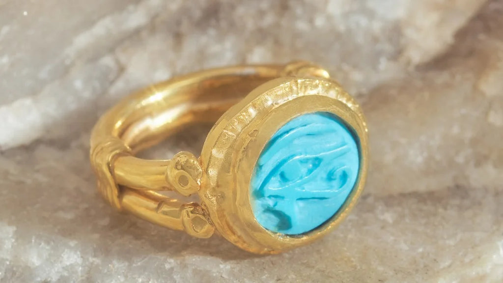 Horus Ring - Intricate design inspired by the powerful symbolism of the eye of Horus.