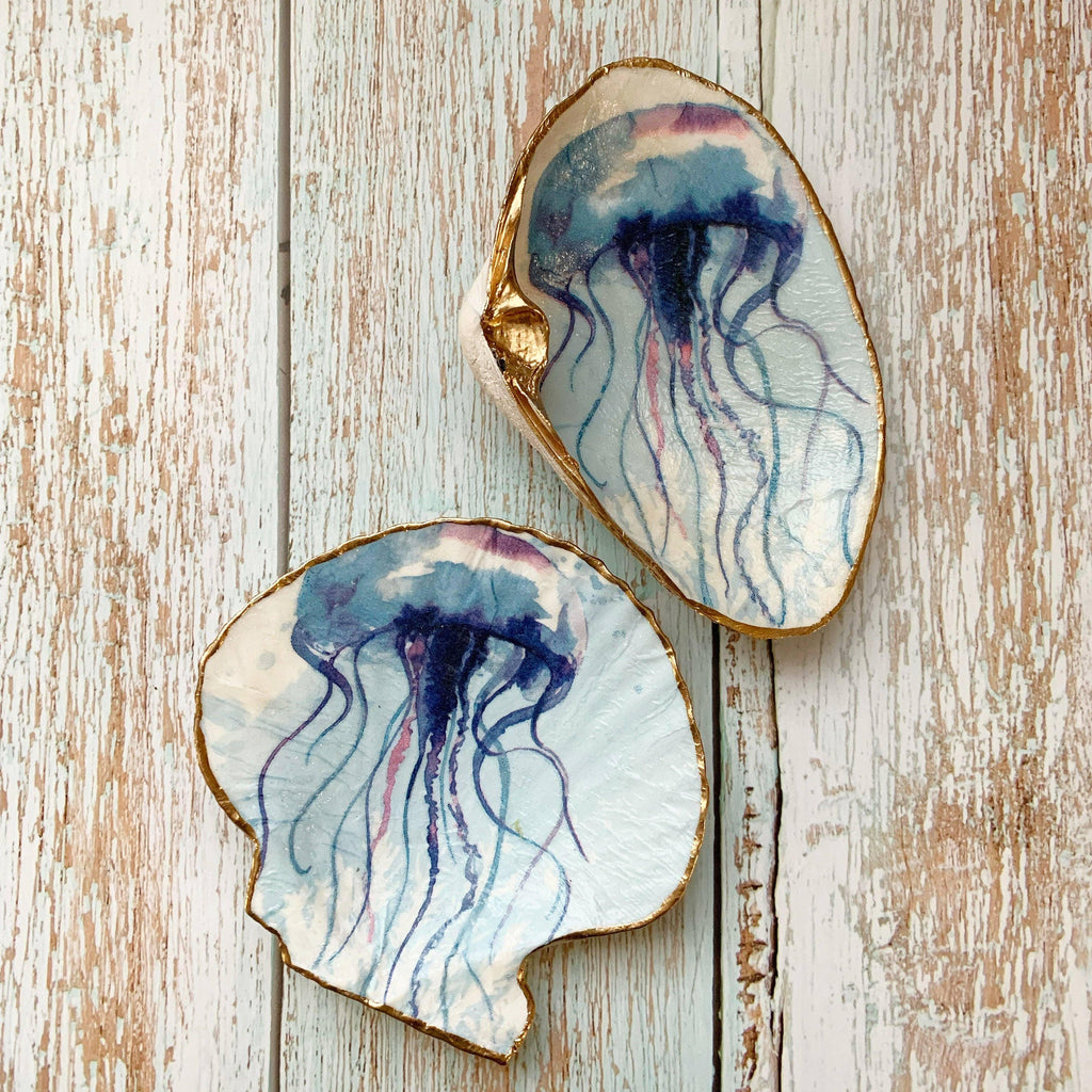 A Jellyfish Shell, artfully crafted to symbolize acceptance and grace, reflecting the unique flow of this marine creature.