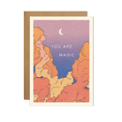 You are Magic' card with mystical front design and empowering inside affirmation
