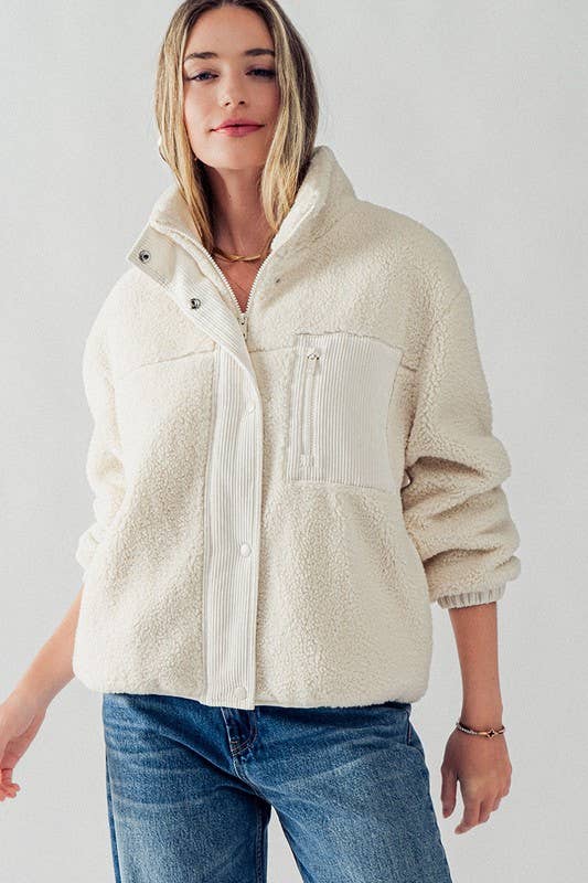 Pamela Fleece Jacket - Plush and Warm Winter Outerwear