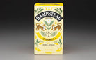 Hampstead Organic Camomile tea, featuring radiant golden Camomile flowers renowned for their calming properties.