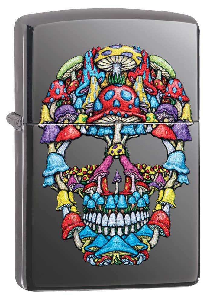 Zippo - Skull Design - Iconic lighter with a bold and edgy skull design, a symbol of rebellious spirit.