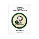 Peanuts® Snoopy Tennis Mini Patch featuring Snoopy holding a tennis racket.