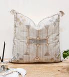 Embroidered Cotton Pillow Cover: Premium cotton pillow cover with intricate embroidery, epitome of elegance and texture.