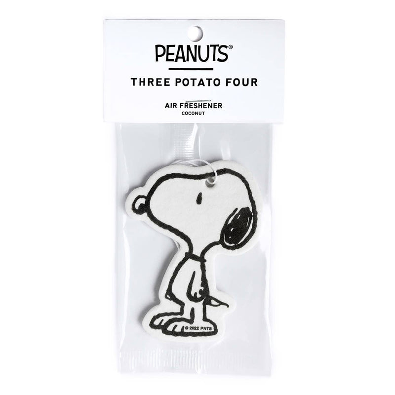 Peanuts® Snoopy Classic Air Freshener with a coconut scent, featuring an iconic image of Snoopy.