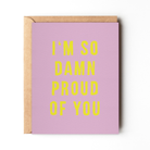 I'm So Proud of You Card - Thoughtful design for celebrating achievements.