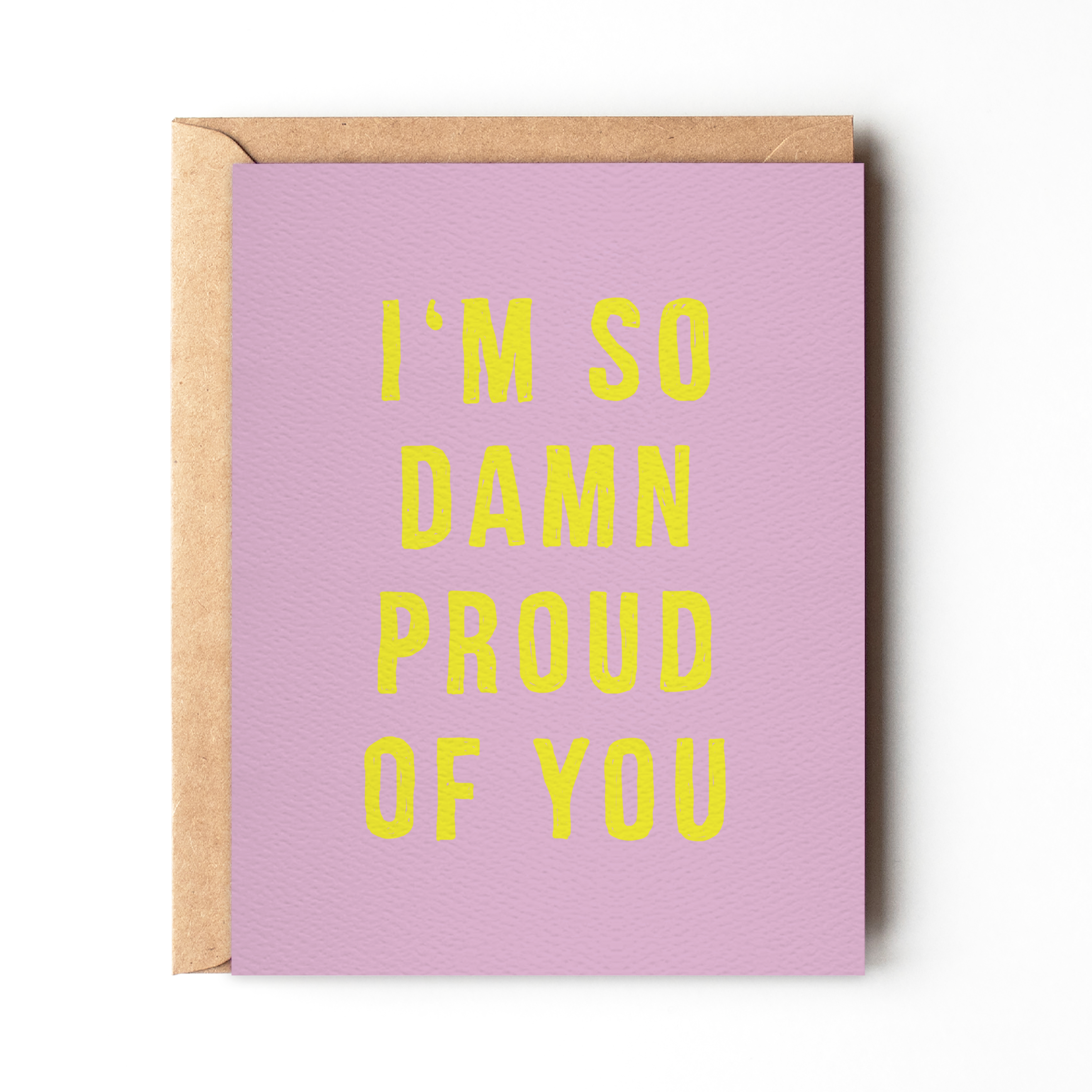 I'm So Proud of You Card - Thoughtful design for celebrating achievements.