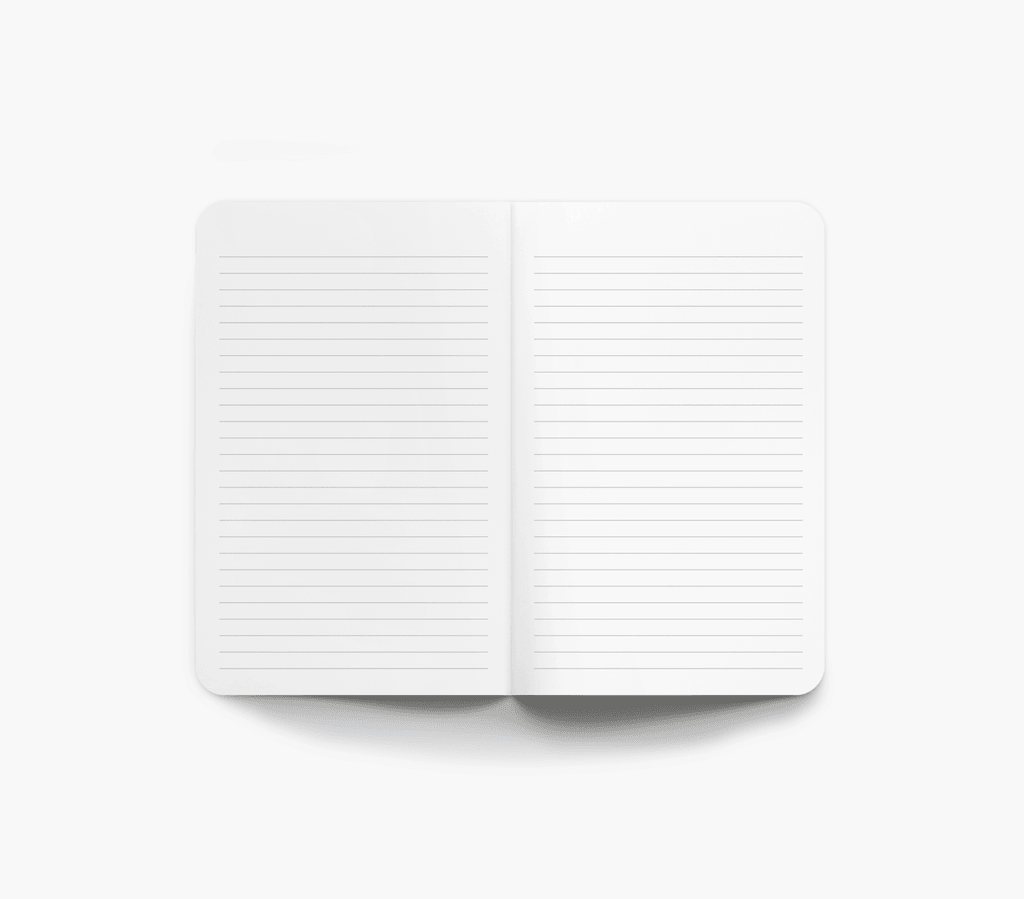 Golden Mushroom Notebook with a sparkling, gold-embossed fungi design on a dark, matte cover.