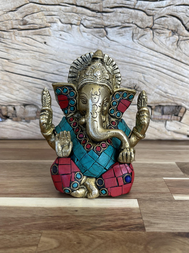 Colorful Ganesh Elephant Figure
