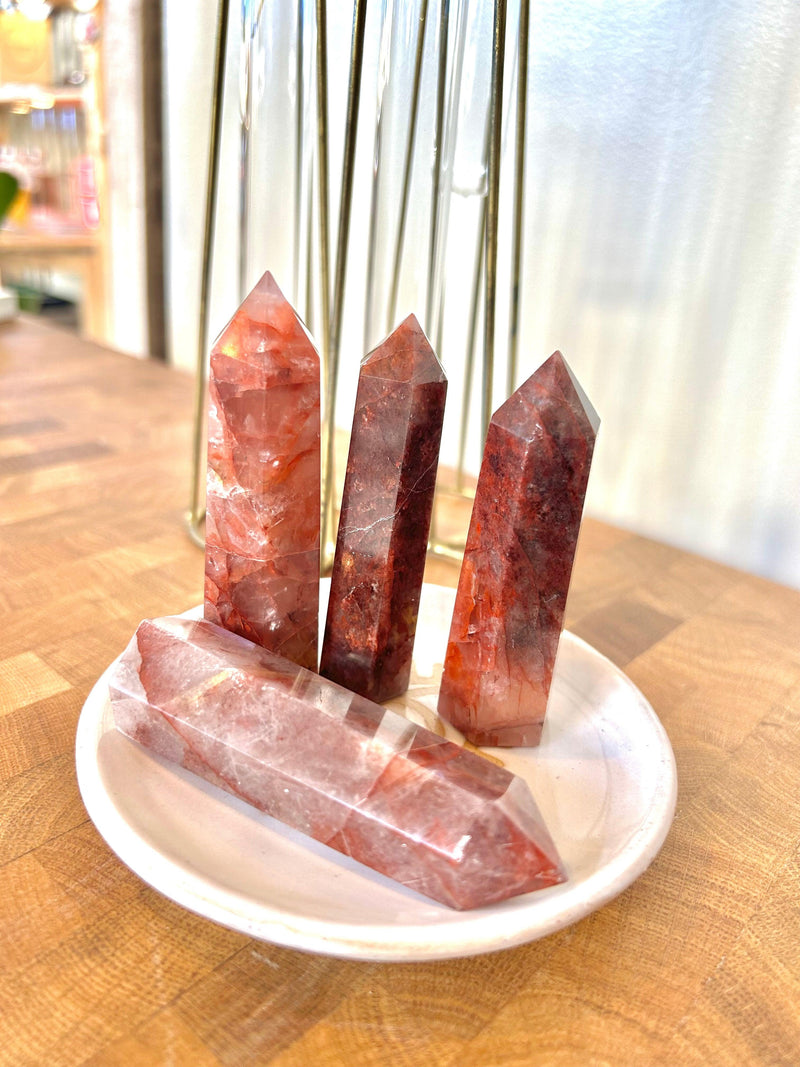 Hematoid Quartz Tower