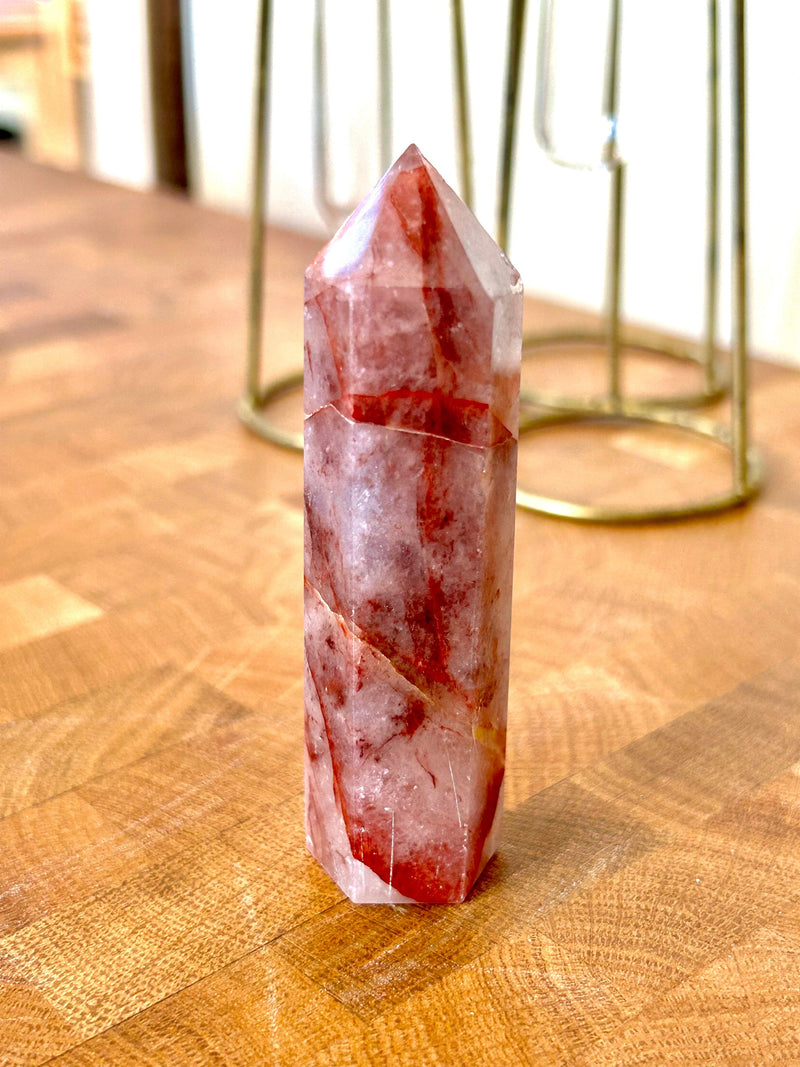 Hematoid Quartz Tower