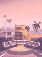 Artistic print of Venice's iconic canal with gondolas, historic buildings, and arched bridges.