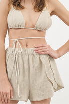 Mia Short - Stylish and comfortable shorts made from 100% Turkish double layered gauze cotton.