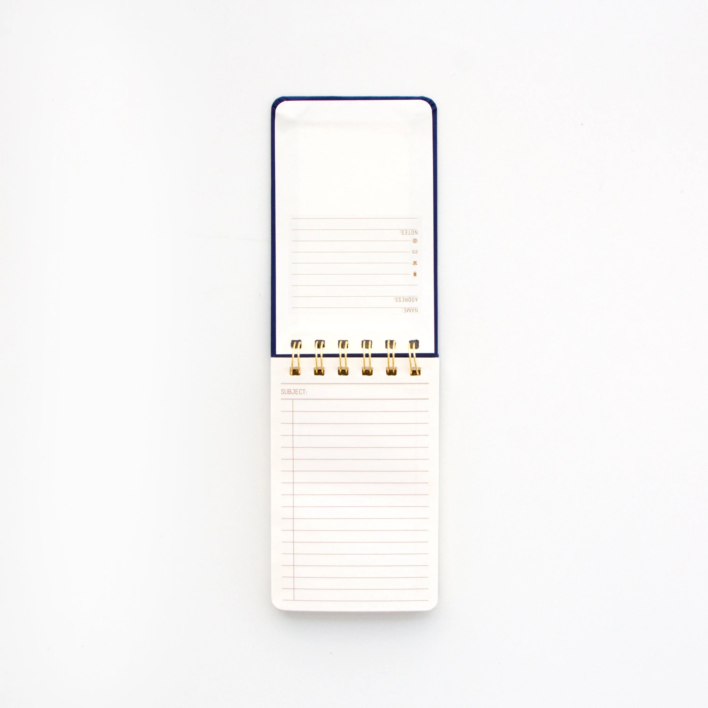 Image of the 'Lineal Cuboids Journal', showcasing a geometrically pleasing cuboid pattern cover design.