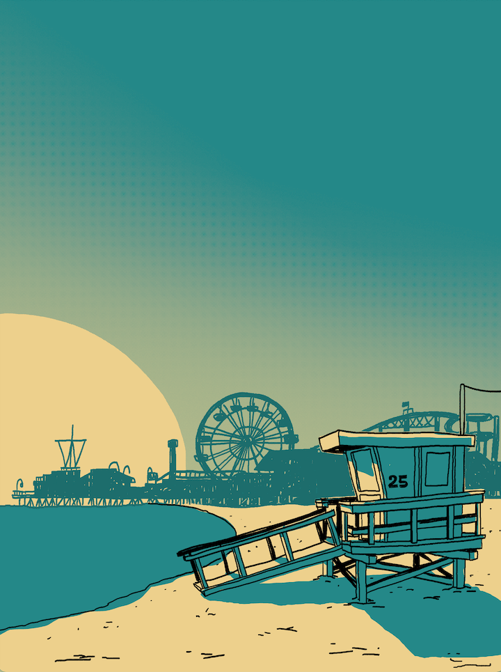 Santa Monica Print