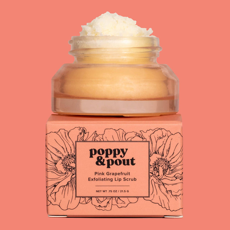 Poppy & Pout - Lip Scrub - Pink Grapefruit