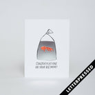 Goldfish Card - A whimsical greeting featuring a charming goldfish, perfect for spreading waves of celebration and joy.