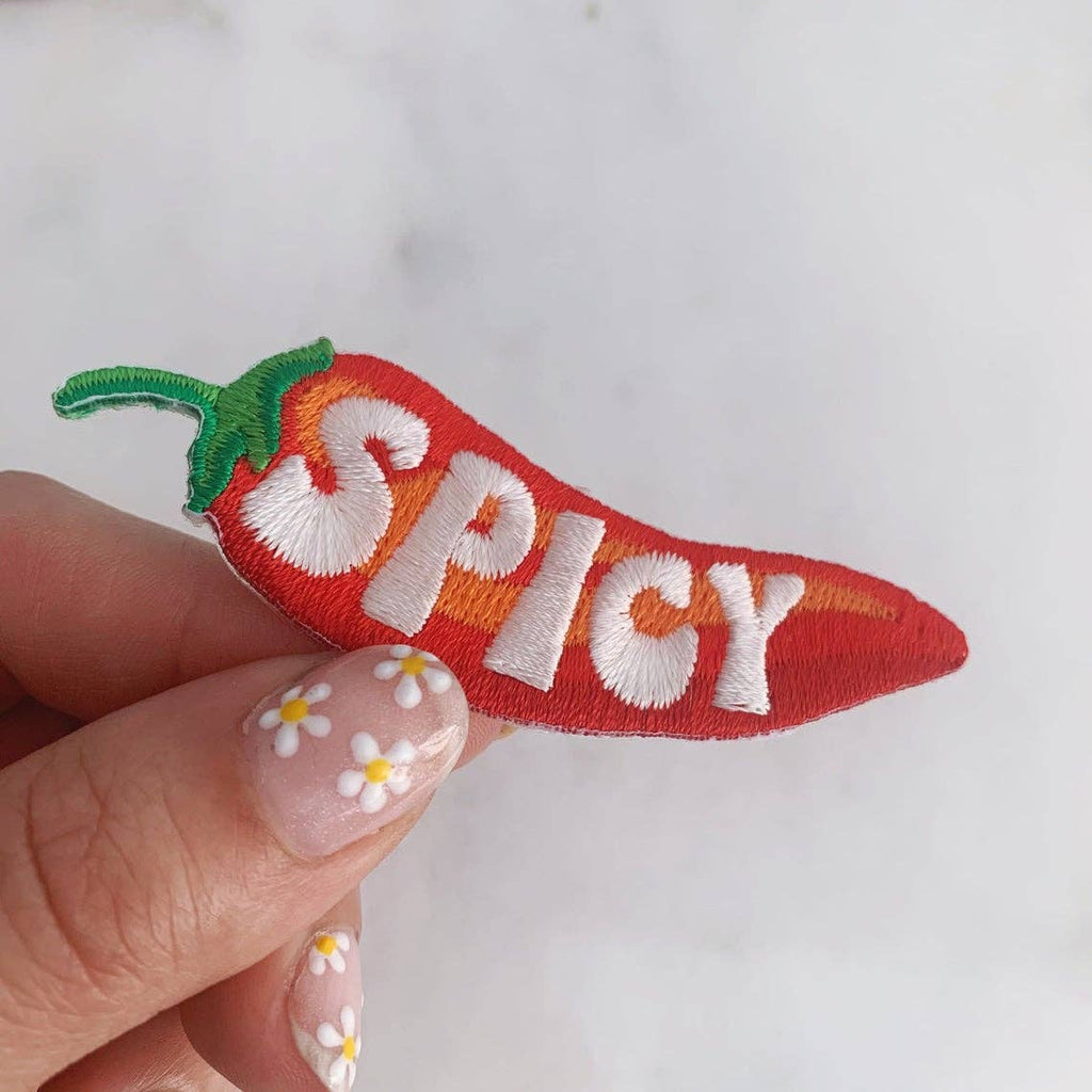 Spicy Pepper Patch - Vibrant accessory featuring a detailed chili pepper design for a touch of spice.