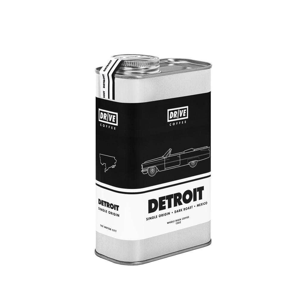 Bag of Detroit - Dark Roast, Single Origin Mexican Coffee Beans, embodying the rich history and robust spirit of Detroit's automotive heritage.