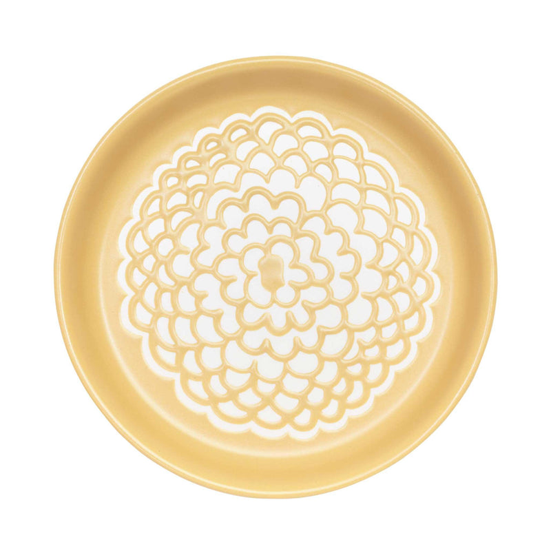 Marigold Coaster with a vibrant marigold design.