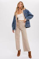 Fur Denim Jacket - A stylish blend of faux fur and classic denim, perfect for embracing warmth and timeless chic.