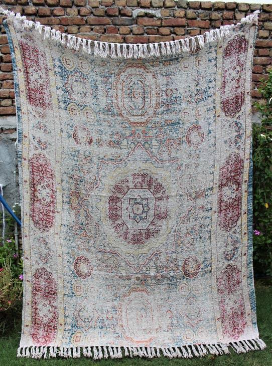 Persian Rug Throw Blanket