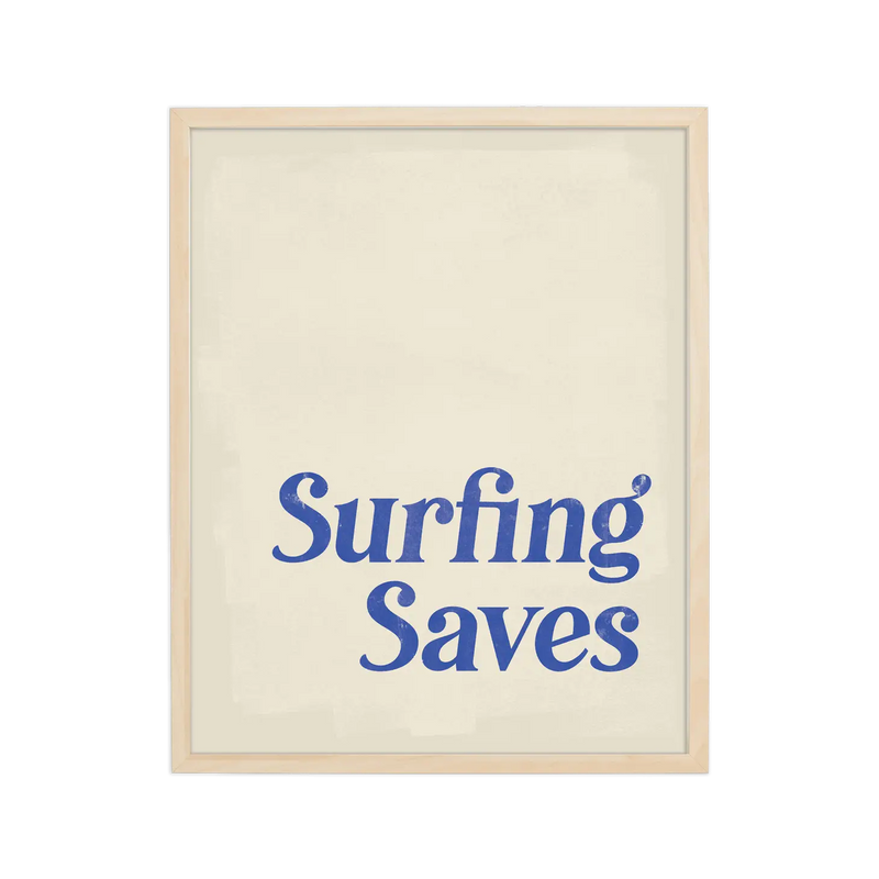 Artistic representation of a surfer riding a wave, symbolizing the transformative and healing power of surfing.