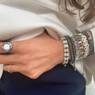 Roof Bracelet: A modern masterpiece inspired by architectural elegance.
