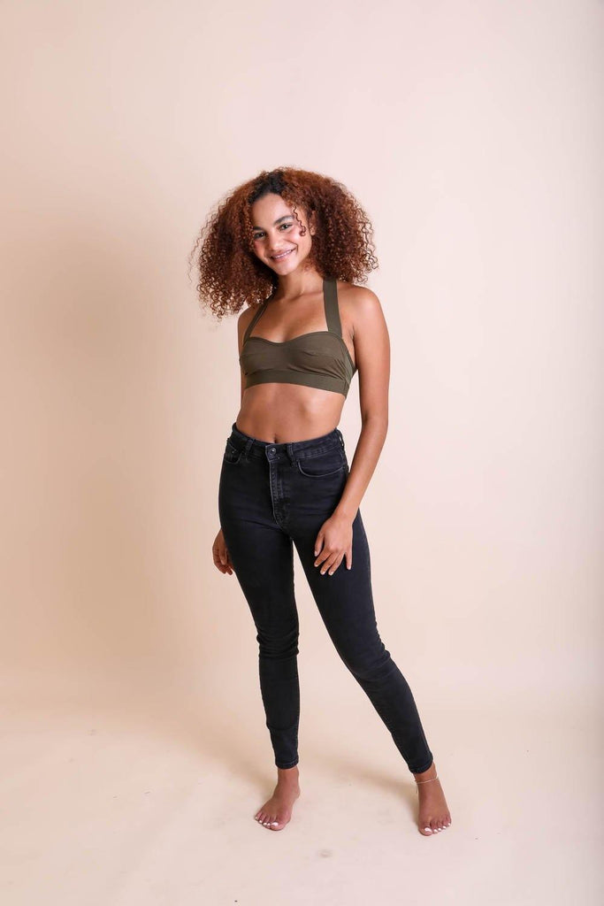 Forma's Cross Front Bralette in soft fabric, offering great support and style.