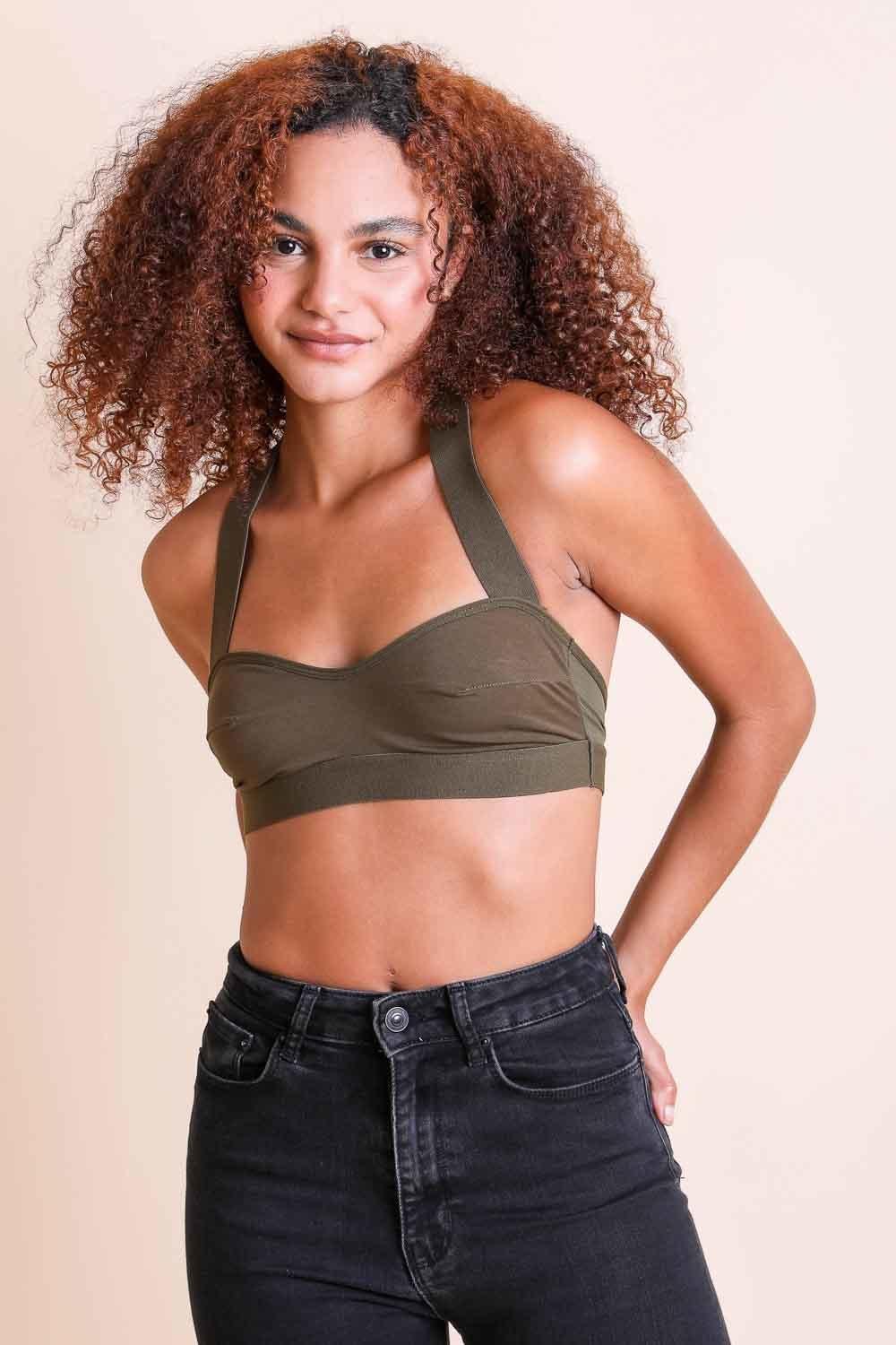 Forma's Cross Front Bralette in soft fabric, offering great support and style.