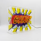 FORMA's Neon BANG Light, an electrifying neon sign adding a vibrant, dynamic touch to your space.